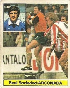 Liga 81-82. Arconada (Real Sociedad). Ediciones Este.