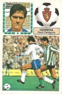 Liga 83-84. Herrera (Real Zaragoza). Ediciones Este.