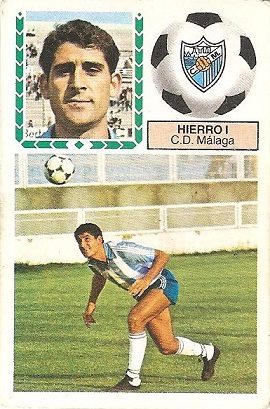 Liga 83-84. Hierro I (C.D. Málaga). Ediciones Este.