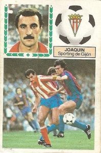 Liga 83-84. Joaquín (Sporting de Gijón). Ediciones Este.