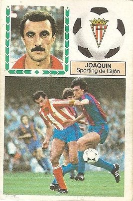Liga 83-84. Joaquín (Sporting de Gijón). Ediciones Este.