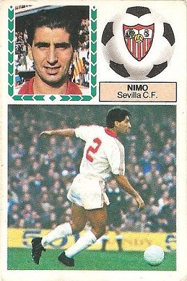 Liga 83-84. Nimo (Sevilla C.F.). Ediciones Este.