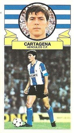 Liga 85-86. Cartagena (Hércules C.F.). Ediciones Este.