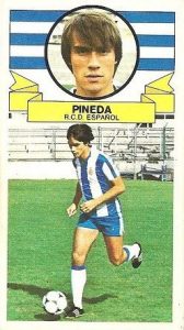 Liga 85-86. Pineda (R.C.D. Español). Ediciones Este.