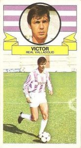 Liga 85-86. Víctor (Real Valladolid). Ediciones Este.