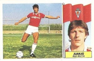 Liga 86-87. Juanjo (Real Murcia). Ediciones Este.