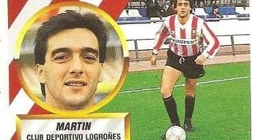 Liga 88-89. Martín (C.D. Logroñés). Ediciones Este.