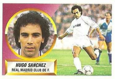 Liga 88-89. Hugo Sánchez (Real Madrid). Ediciones Este.