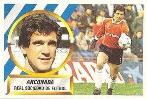 Liga 88-89. Arconada (Real Sociedad). Ediciones Este.