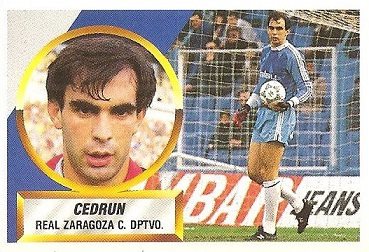 Liga 88-89. Cedrún (Real Zaragoza). Ediciones Este.