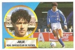 Liga 88-89. Juliá (Real Oviedo). Ediciones Este.