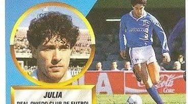 Liga 88-89. Frances Xavier Juliá (Real Oviedo). Ediciones Este.