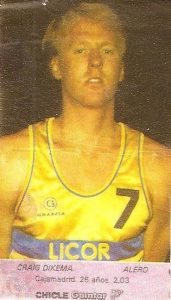 Liga Baloncesto 1985-1986. Dykema (Licor 43). Chicle Gumtar.