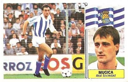 Liga 86-87. Mugica (Real Sociedad). Ediciones Este.