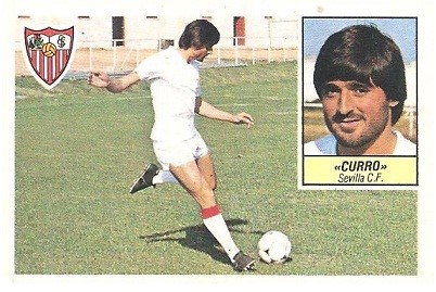 Liga 84-85. Curro (Sevilla C.F.). Ediciones Este.