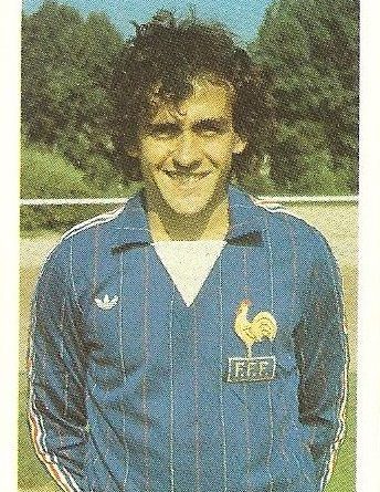 Eurocopa 1984. Platini (Francia). Editorial Fans Colección.