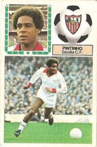 Liga 83-84. Pintinho (Sevilla C.F.). Ediciones Este.