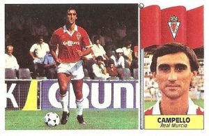 Liga 86-87. Campello (Real Murcia). Ediciones Este.