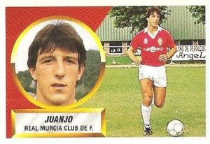 Liga 88-89. Juanjo (Real Murcia). Ediciones Este.