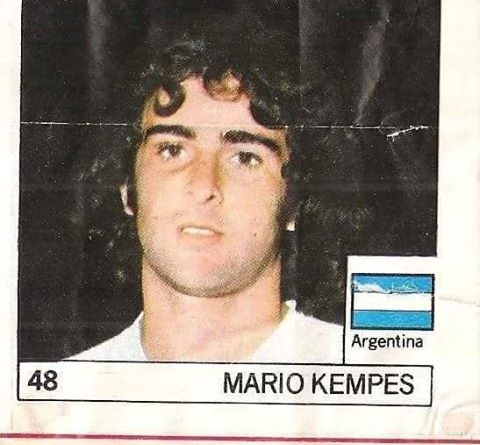 Super Cromos Los Mejores del Mundo (1981). Kempes (Argentina). Chicle Fútbol Boomer.