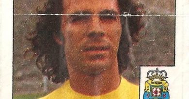 Super Cromos Los Mejores del Mundo (1981). Noly (U.D. Las Palmas). Chicle Fútbol Boomer.