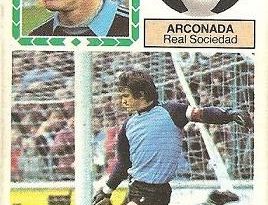 Liga 83-84. Arconada (Real Sociedad). Ediciones Este.