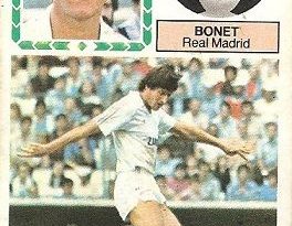 Liga 83-84. Bonet (Real Madrid). Ediciones Este.
