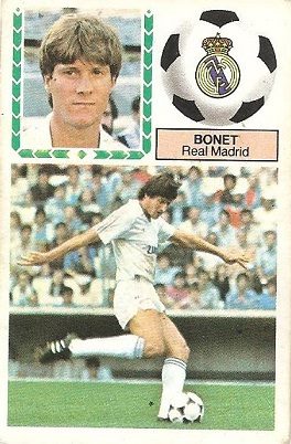 Liga 83-84. Bonet (Real Madrid). Ediciones Este.