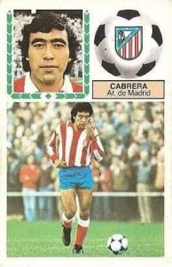 Liga 83-84. Cabrera (Atlético de Madrid). Ediciones Este.