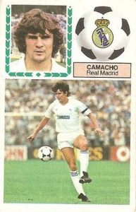 Liga 83-84. Camacho (Real Madrid). Ediciones Este.