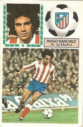 Liga 83-84. Hugo Sánchez (Atlético de Madrid). Ediciones Este.
