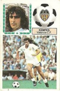 Liga 83-84. Kempes (Valencia C.F.). Ediciones Este.