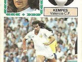 Liga 83-84. Kempes (Valencia C.F.). Ediciones Este.