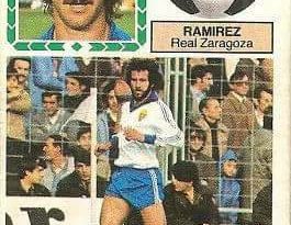 Liga 83-84. Ramírez (Real Zaragoza). Ediciones Este.