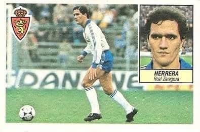 Liga 84-85. Herrera (Real Zaragoza). Ediciones Este.