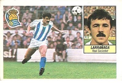 Liga 84-85. Larrañaga (Real Sociedad). Ediciones Este.