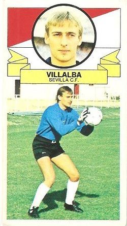 Liga 85-86. Villalba (Sevilla C.F.). Ediciones Este.