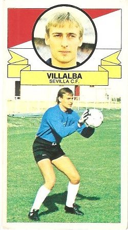 Liga 85-86. Villalba (Sevilla C.F.). Ediciones Este.