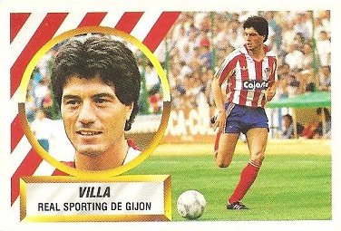 Liga 88-89. Villa (Real Sporting de Gijón). Ediciones Este.