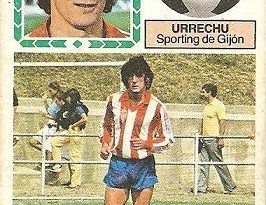Liga 83-84. Urrechu (Sporting de Gijón). Ediciones Este.