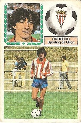 Liga 83-84. Urrechu (Sporting de Gijón). Ediciones Este.