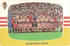 Liga 84-85. Plantilla Real Sporting de Gijón (Real Sporting de Gijón). Cromos Cano.