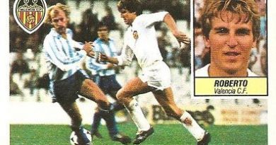 Liga 84-85. Roberto (Valencia C.F.). Ediciones Este.