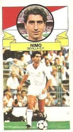 Liga 85-86. Nimo (Sevilla C.F.). Ediciones Este.