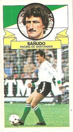 Liga 85-86. Sañudo (Racing de Santander). Ediciones Este.