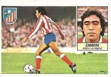 Liga 84-85. Cabrera (Atlético de Madrid). Ediciones Este.