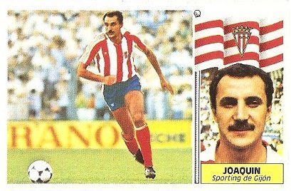 Liga 86-87. Joaquín (Real Sporting de Gijón). Ediciones Este.