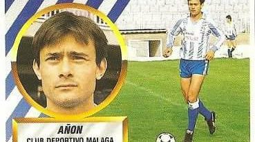 Liga 88-89. Añón (C.D. Málaga). Ediciones Este.