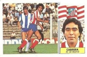 Liga 86-87. Cabrera (Atlético de Madrid). Ediciones Este.