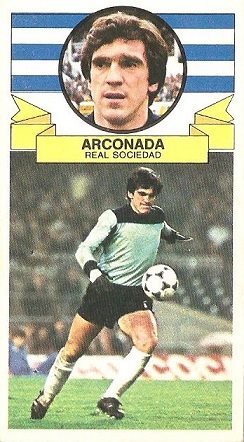 Liga 85-86. Arconada (Real Sociedad). Ediciones Este.